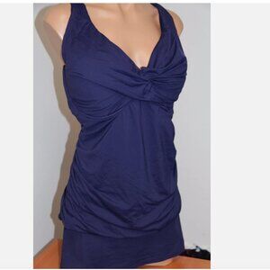 NWT Anne Cole Swimsuit Bikini Tankini 2 piece set Plus Sz 24W Underwire Skirt